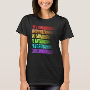 My Daughter In Law Is My Favorite Child Vintage Fa T-Shirt