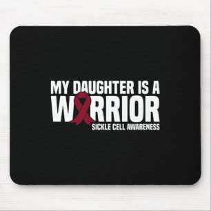My Daughter is a Warrior Sickle Cell Awareness Mouse Pad