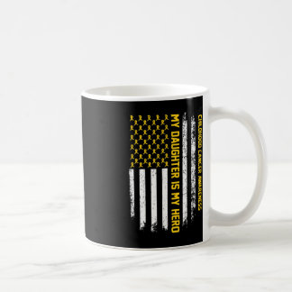 My Daughter is My Hero Childhood Cancer Awareness Coffee Mug