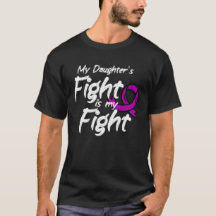 My Daughter s fight Is My Fight Purple Lupus Aware T-Shirt