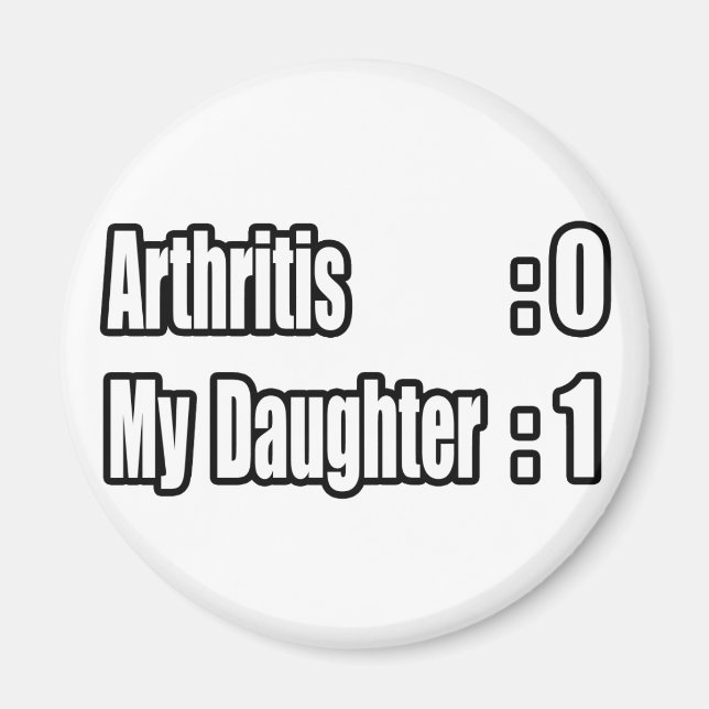 My Daughter's Beating Arthritis Magnet (Front)