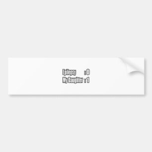 My Daughter's Beating Epilepsy Bumper Sticker