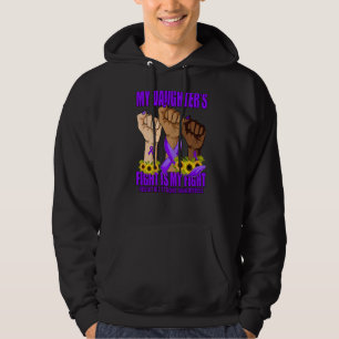 My Daughter's Fight Is My Fight Paediatrics Stroke Hoodie