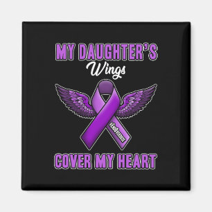 My Daughter's Wings Cover My Heart End Overdose 1 Magnet
