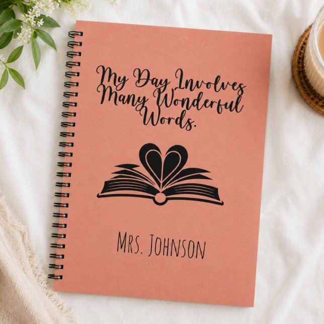 My Day Involves Many Wonderful Words Educator Notebook (Creator Uploaded)