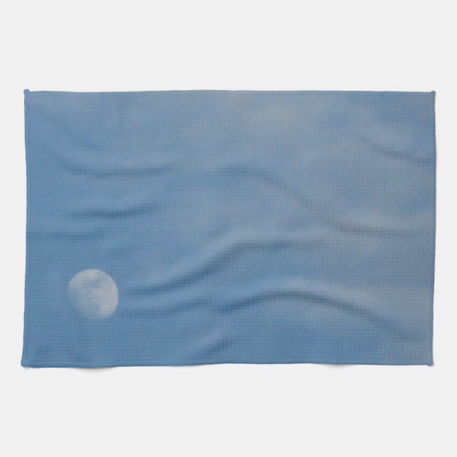 My Daytime Moon - Decorative Kitchen Tea Towel (Horizontal)