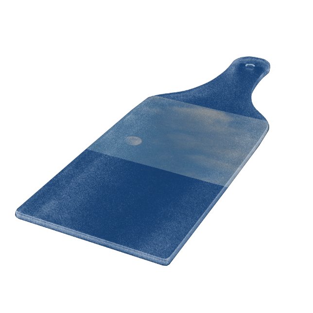 My Daytime Moon - Glass Chopping Board Paddle (Corner)