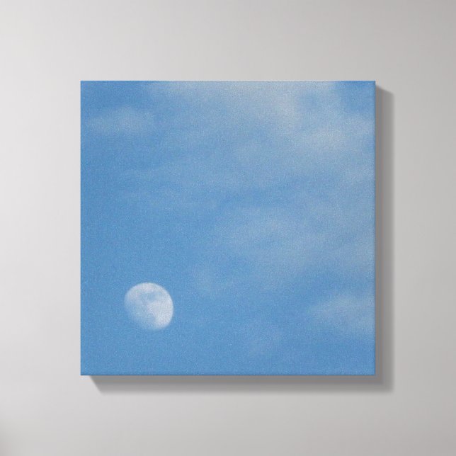 My Daytime Moon - Premium Wrapped Canvas Gloss (Front)