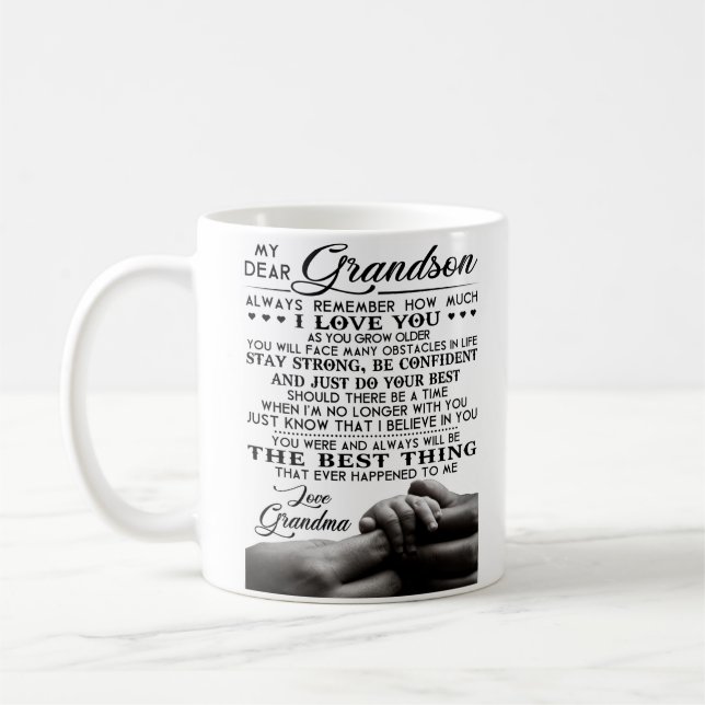 My Dear Grandson Coffee Mug (Left)
