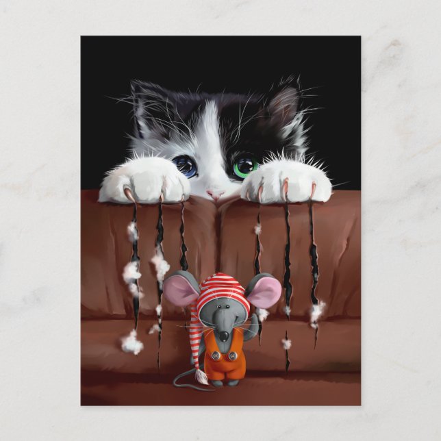 My dear mouse postcard (Front)