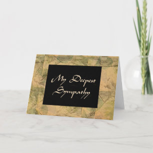 My Deepest Sympathy Card