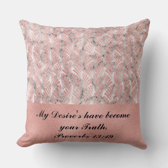 My Desire's Have Become Your Truth Pillow (Front)