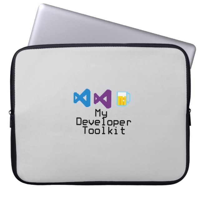 My Developer Toolkit Laptop Case (Front)