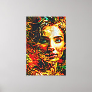 My digital art brush Canvas Print