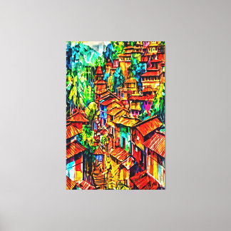 My digital art brush Canvas Print