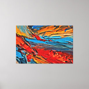 My digital art brush Canvas Print