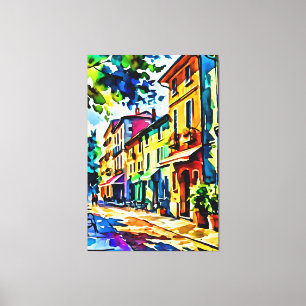 My digital art brush Canvas Print