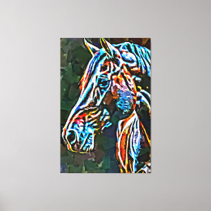 My digital art brush canvas print