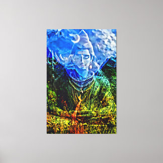 My digital art brush canvas print