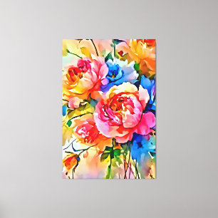 My digital art brush Canvas Print