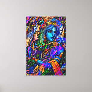 My digital art brush Canvas Print