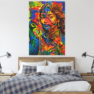 My digital art brush Canvas Print