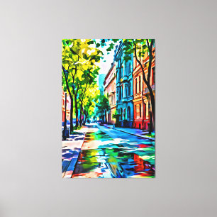 My digital art brush canvas print