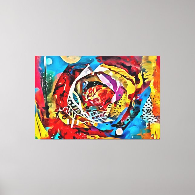  My digital art brush Canvas Print (Front)