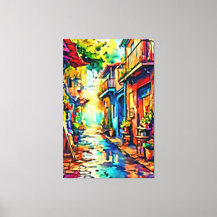 My digital art brush canvas print