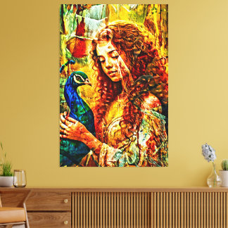 My digital art brush Canvas Print