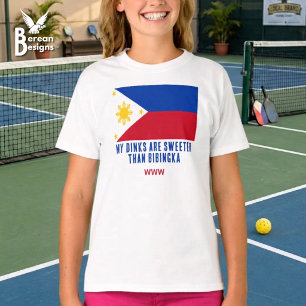 MY DINKS SWEETER THAN BIBINGKA Fun Filipino T-Shirt