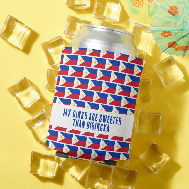 MY DINKS SWEETER THAN BIBINGKA Pinoy Pickleball Can Cooler (In Situ Summer)