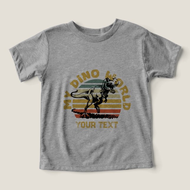 My Dino World Tri-blend (Design Front)