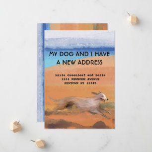 My dog and I have moved Announcement