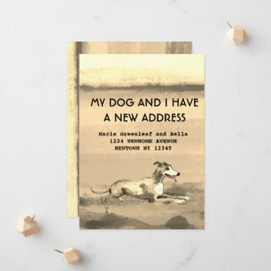 My dog and I have moved Announcement