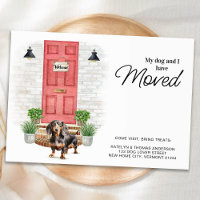 My Dog and I Have Moved Dachshund Dog Moving 