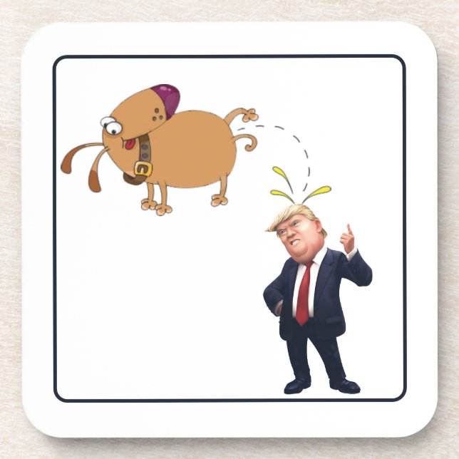  My Dog And The Pres  Coaster (Front)