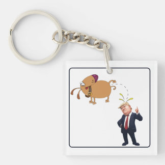 My Dog And The Pres Key Ring