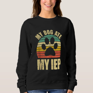 My Dog Ate My IEP Vintage Tshirt Funny Teacher Gif
