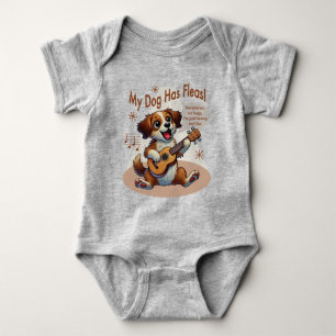 My Dog Has Fleas Ukulele Tuning Song Baby Bodysuit