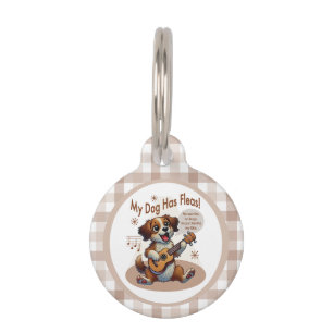My Dog Has Fleas Ukulele Tuning Song Pet Tag