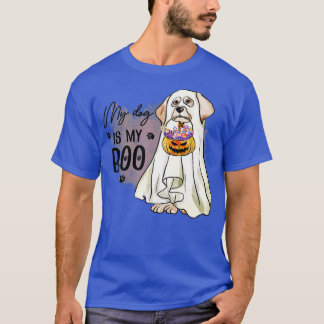 My Dog Is Boo Funny Dog Owner Boo Ghost Lover Hall T-Shirt