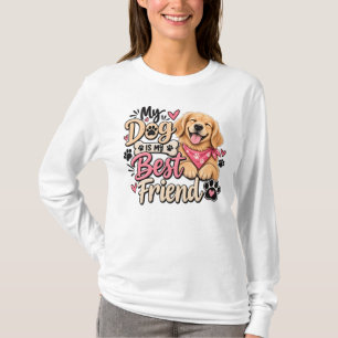 My Dog Is My Best Friend Cute Dog T-Shirt