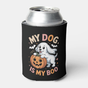 My Dog is My Boo Funny Halloween Can Cooler