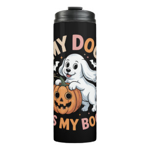 My Dog is My Boo Funny Halloween Thermal Tumbler