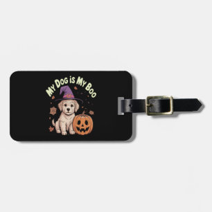 My Dog is My Boo Halloween Luggage Tag