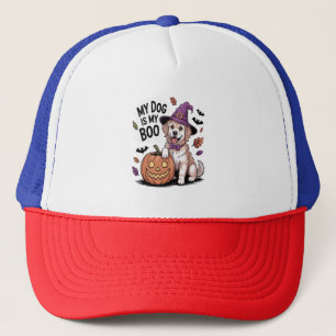 My Dog is My Boo Halloween Trucker Hat