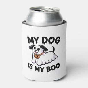 My Dog Is My Boo Shirt � Funny Dog Lover Gift 2025 Can Cooler