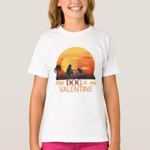 my dog is my valentine, dog is my valentine T-Shirt
