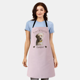 My Dog Is My Valentine – Personalized Pet Apron